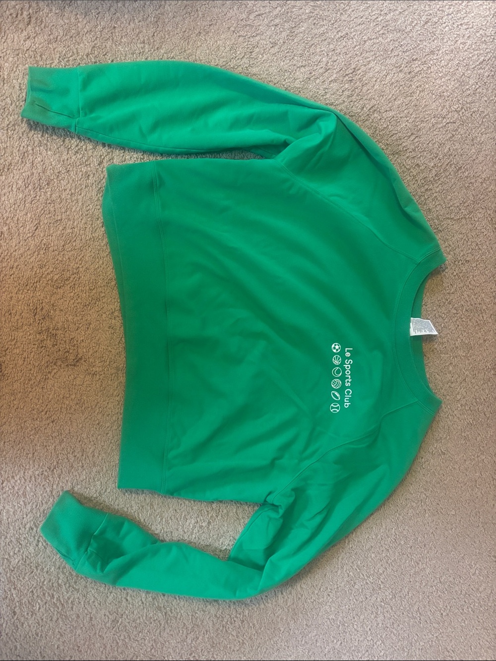 all in motion Green Crew Sweatshirt with Small Logo